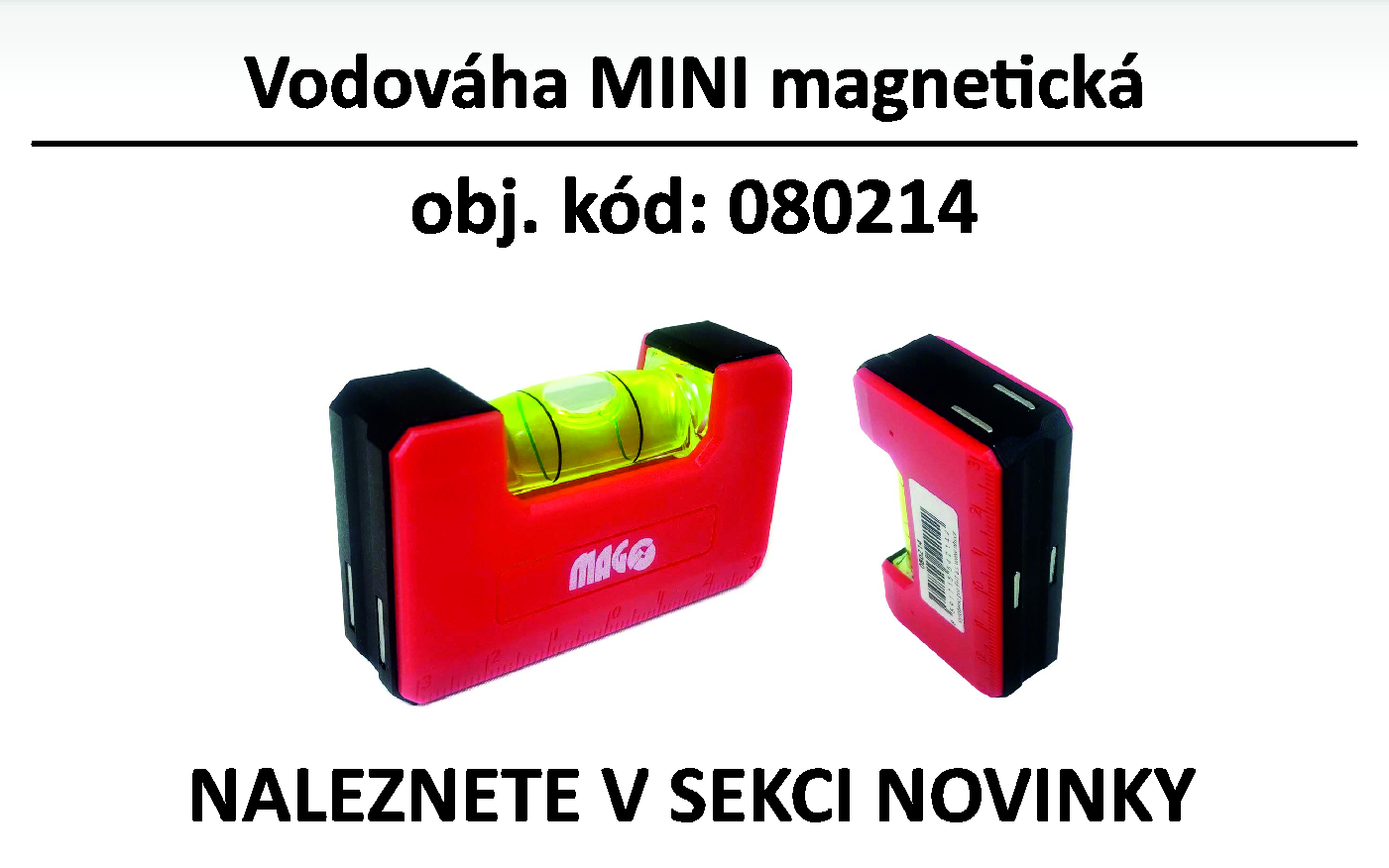 Vodováha MINI magnetická