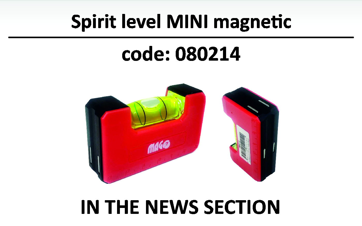 Spirit level MINI magnetic