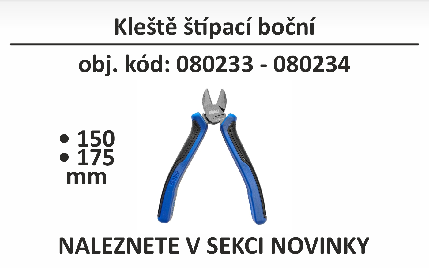 Kleště štípací boční