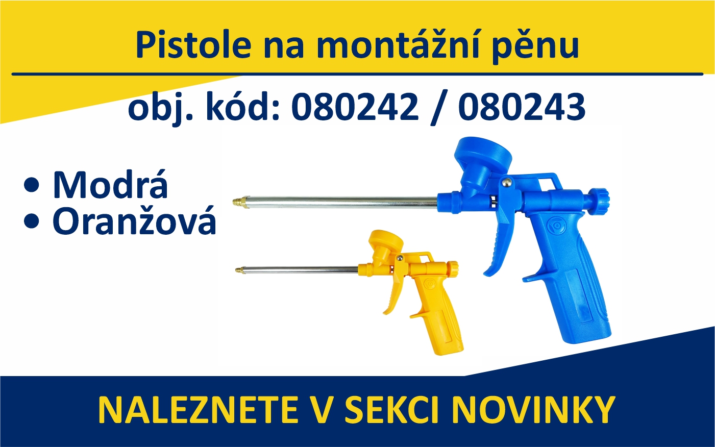 Pistole na montážní pěnu