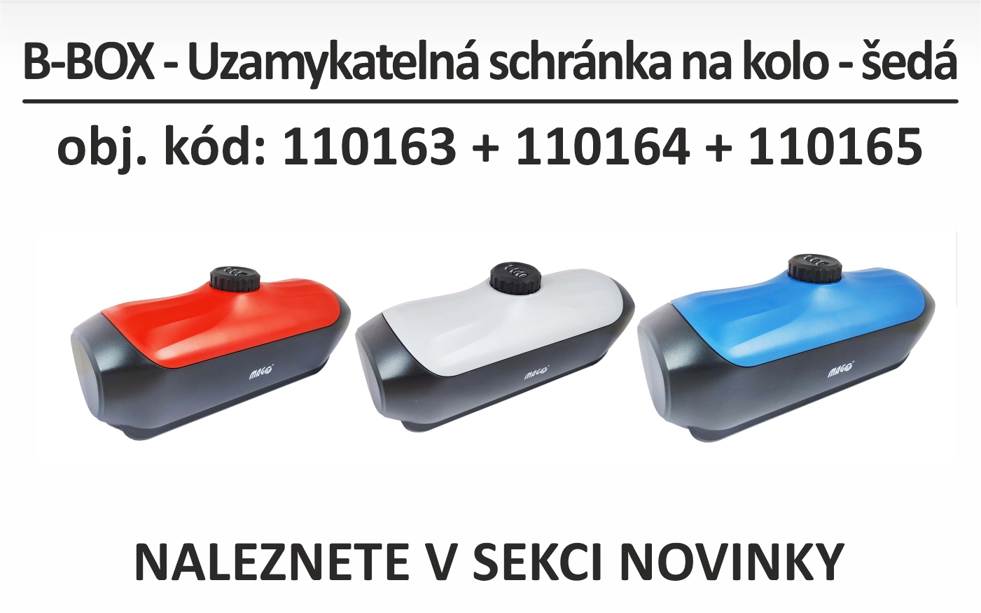 B-BOX - Uzamykatelná schránka na kolo