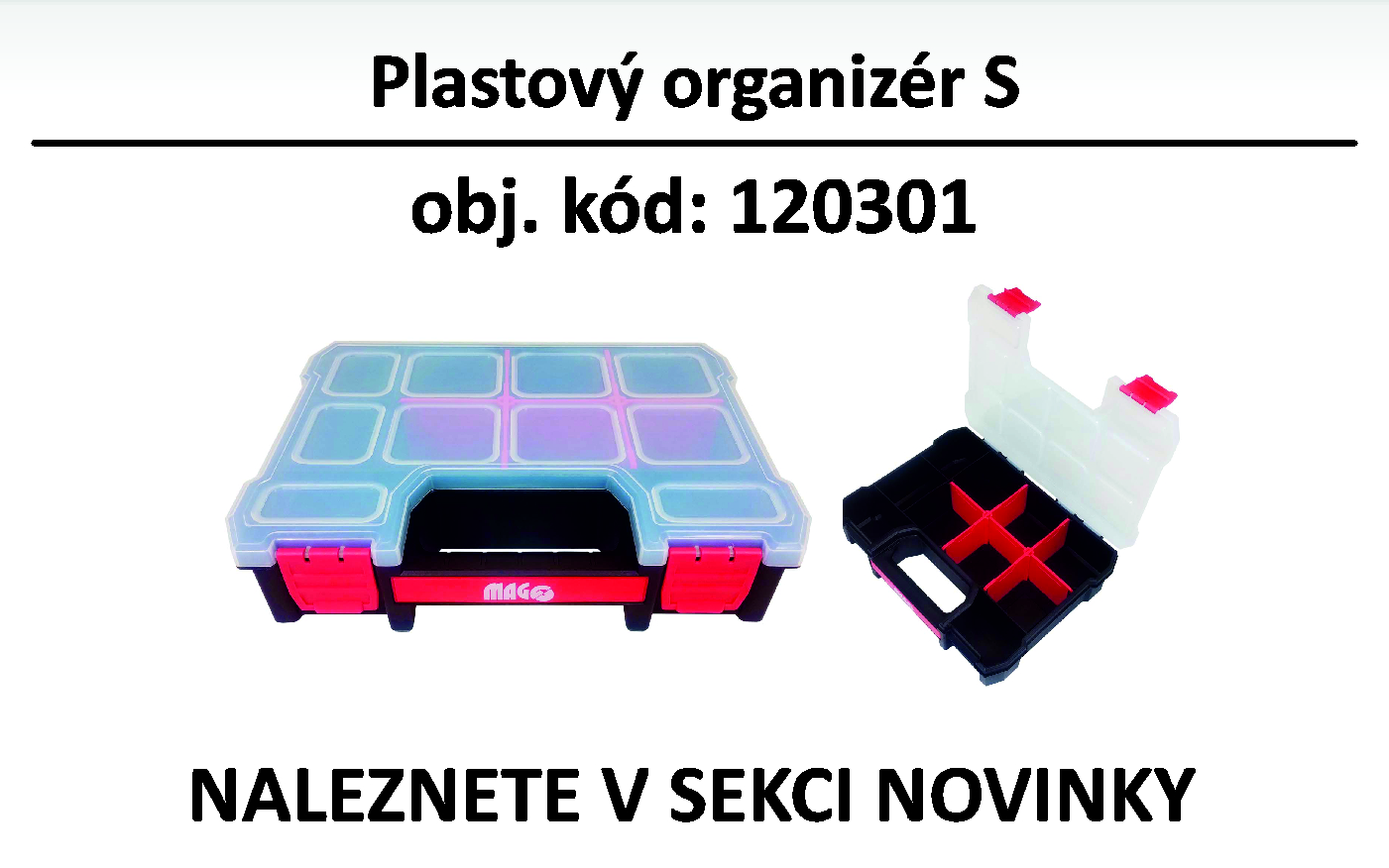 Plastový organizér S