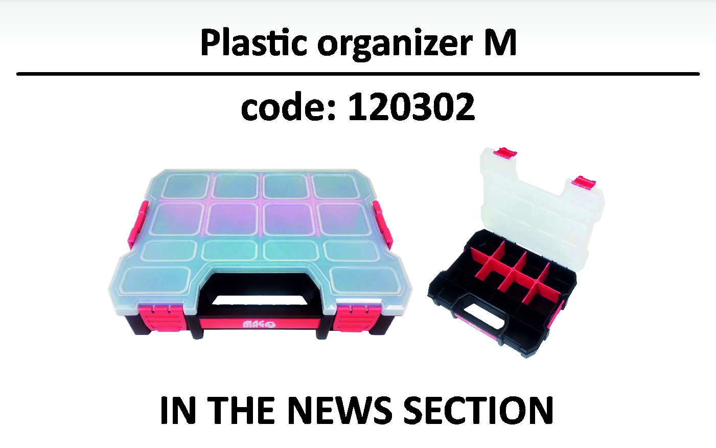 Plastic organizer M