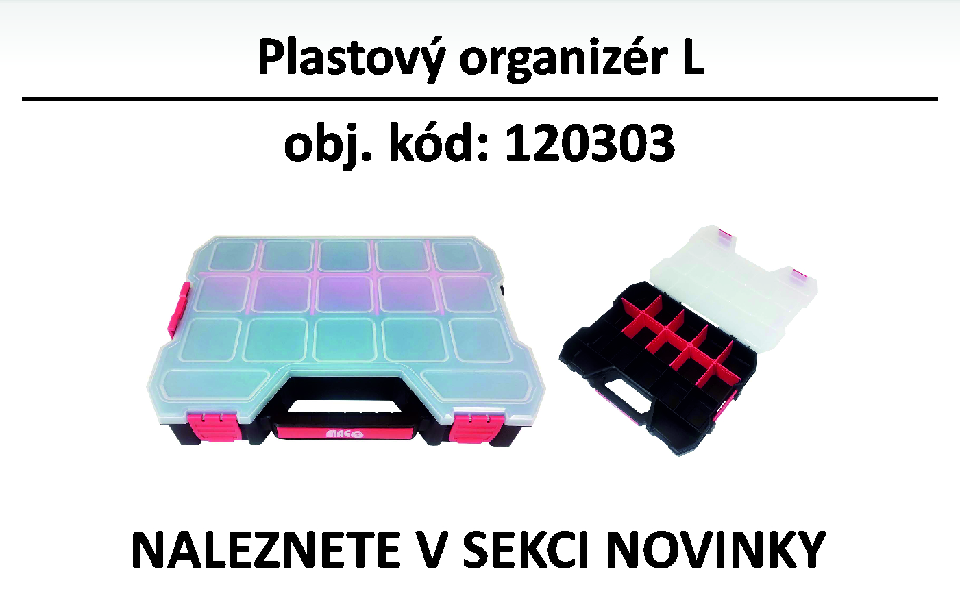 Plastový organizér L