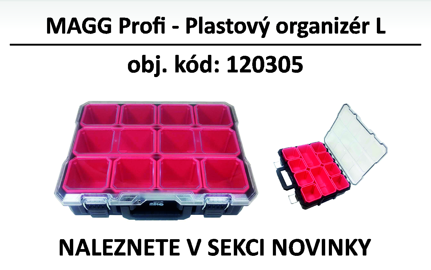 MAGG Profi - Plastový organizér L