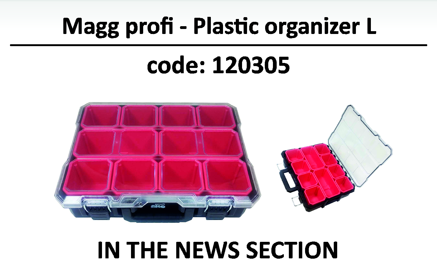 MAGG Profi - Plastic organizer L