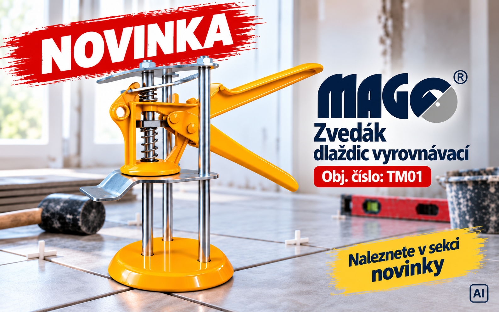 TM01 Zvedák dlaždic vyrovnávací