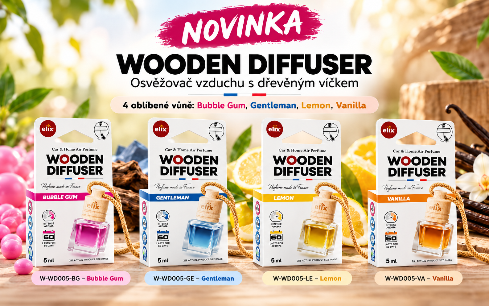 Wooden diffuser