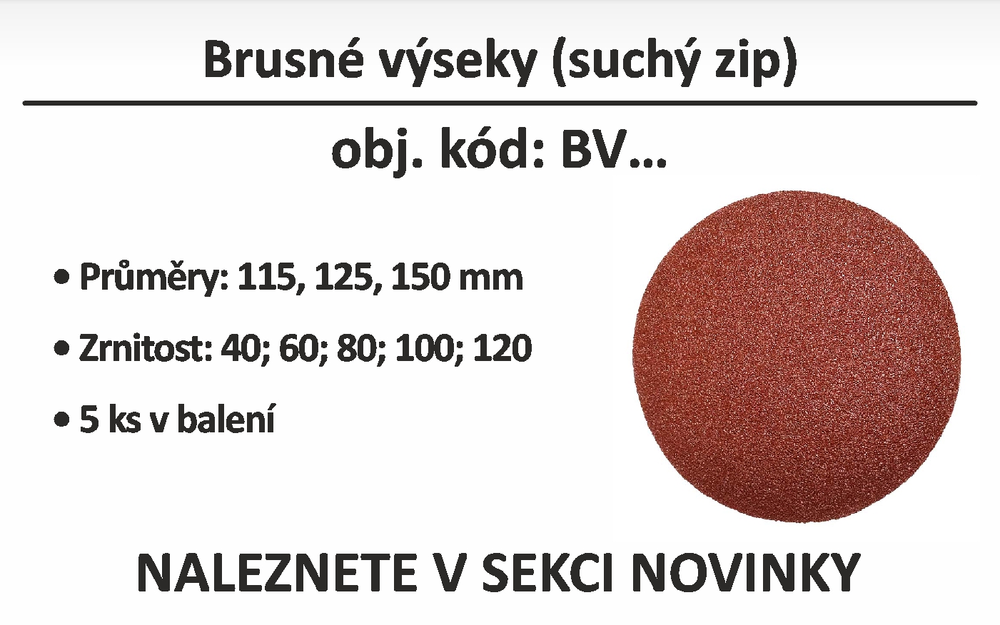 Brusné výseky (suchý zip)