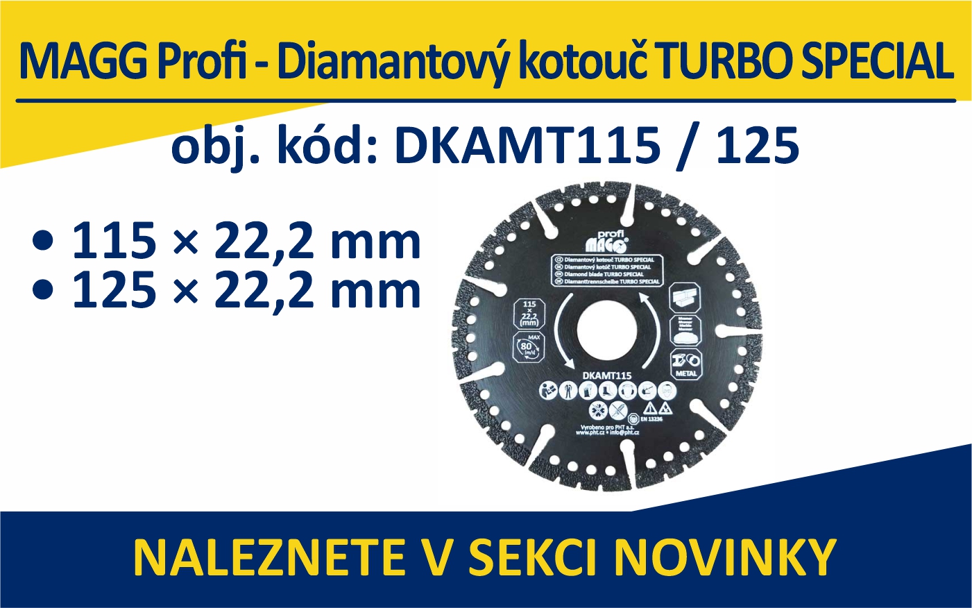 MAGG Profi - Diamantový kotouč TURBO SPECIAL