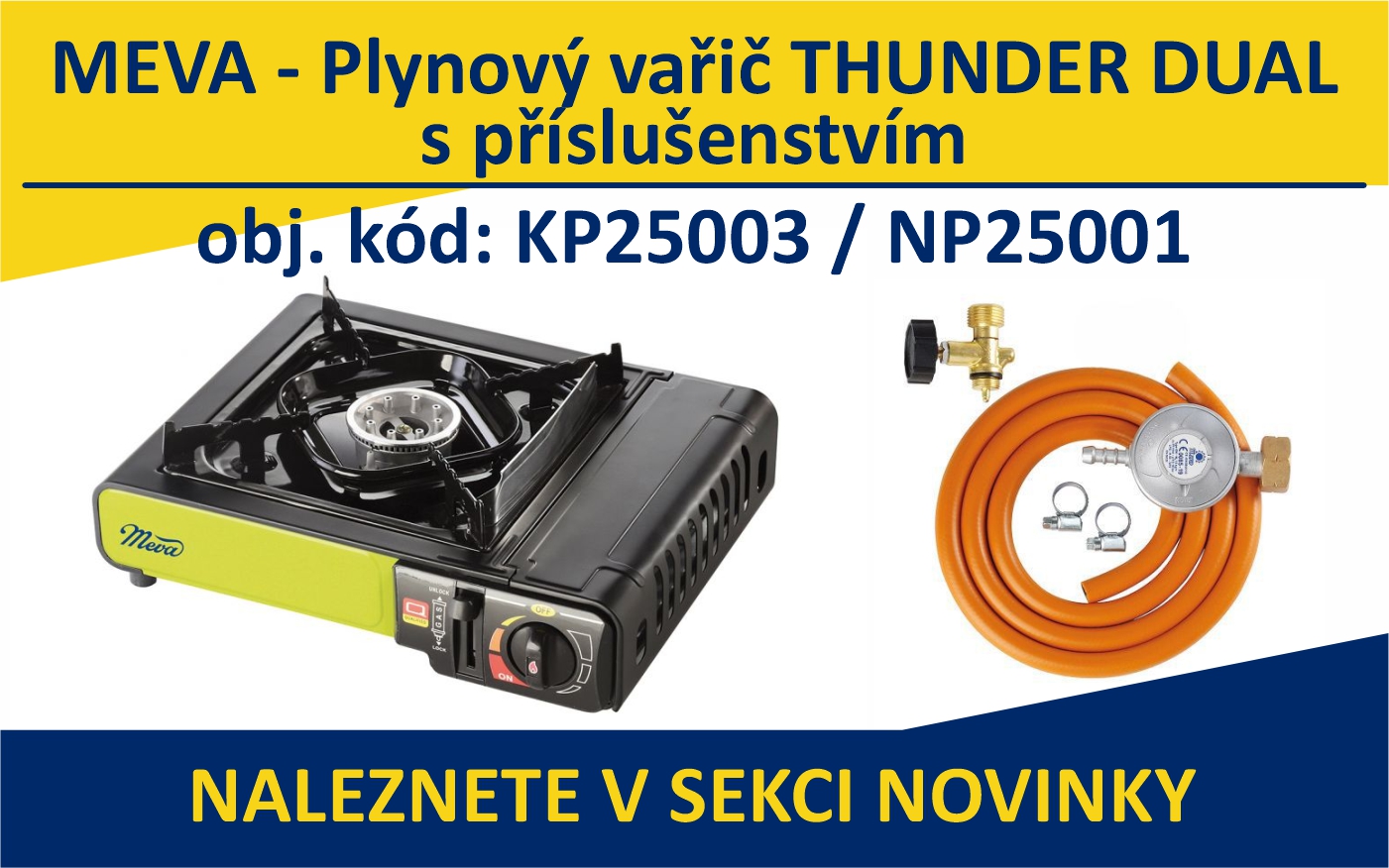 MEVA - Plynový vařič THUNDER DUAL
