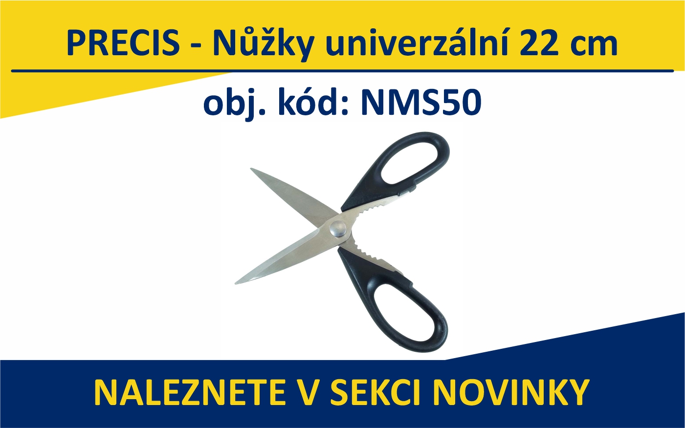 NMS50 - PRECIS - Nůžky univerzální 22 cm