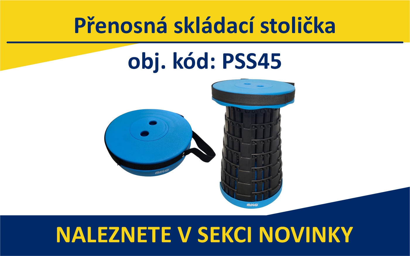 Přenosná skládací stolička