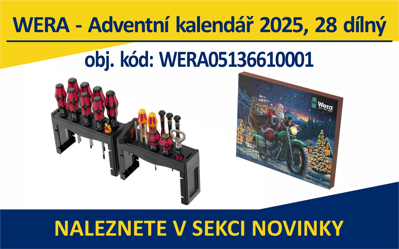  WERA - Adventní kalendář 2025, 28 dílný