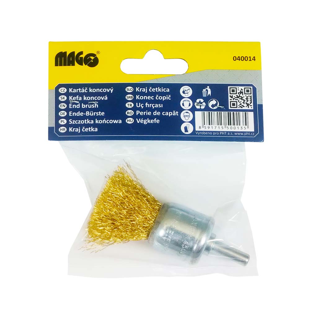 End brush 24, wavy wire B 0,30, shank