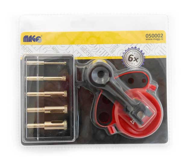 Set of Diamond Core Drills - 6pcs