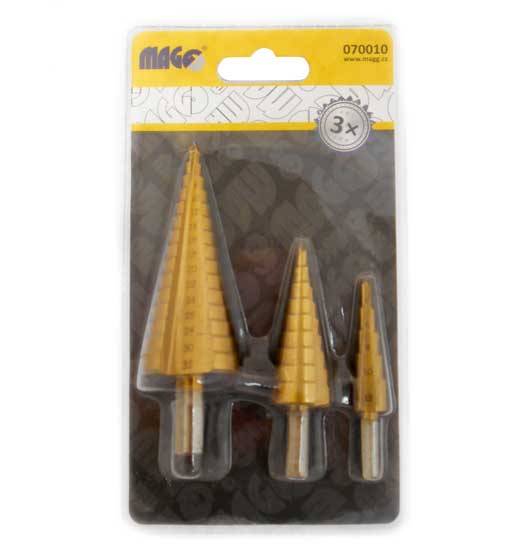 Step Drill Set - 3pcs