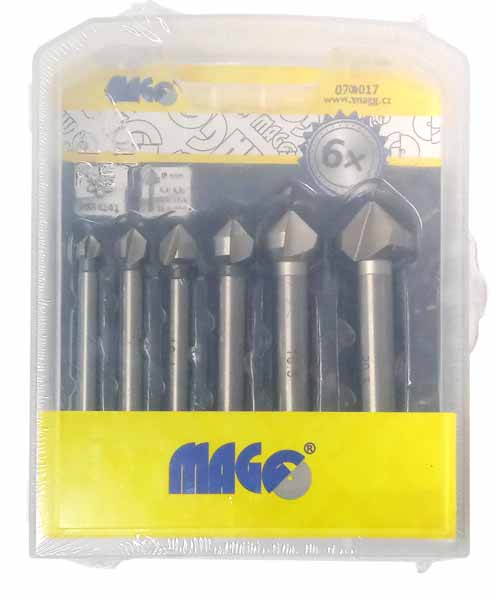 Countersink set - 6pcs