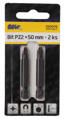 Bit PZ1 50mm - 2pcs