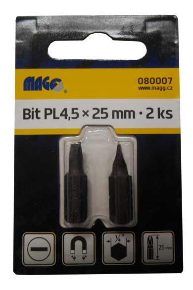 Bit PL4,5 25mm - 2pcs