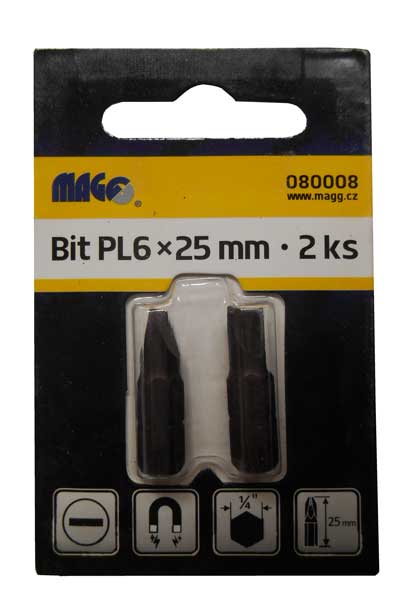 Bit PL6 25mm - 2pcs