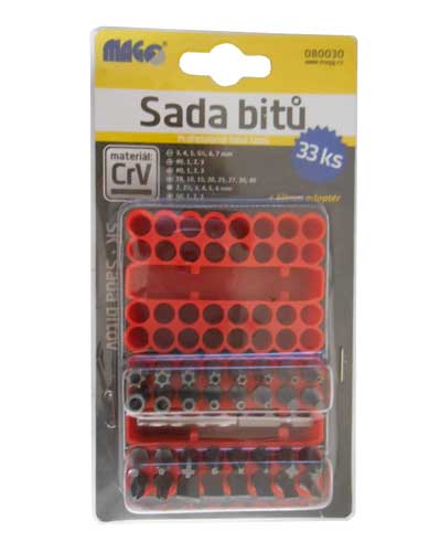 Bit set CrV - 33pcs