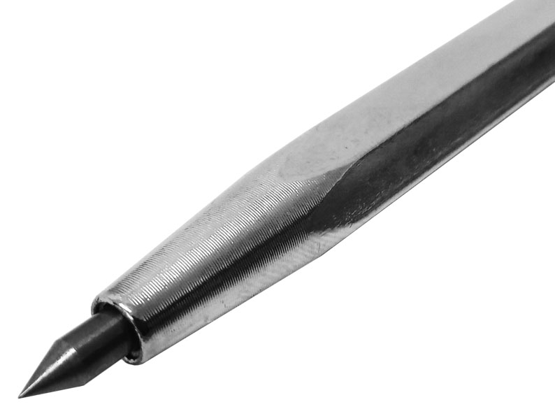 Scriber with carbide tip