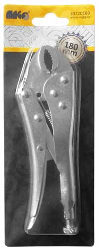 Self locking pliers with lever mechanism 180mm