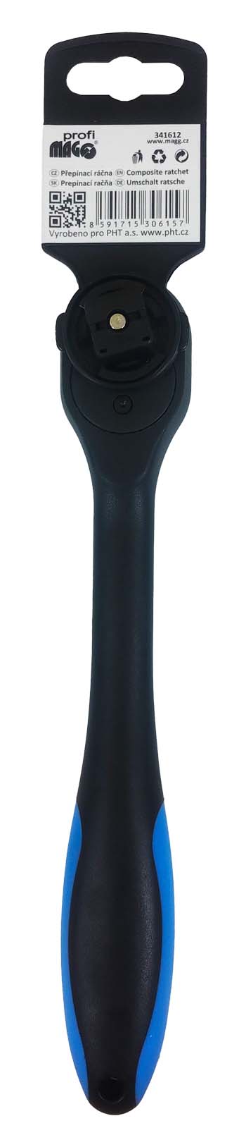 MAGG Profi - Composite ratchet 1/2" with ejector, 72 positions