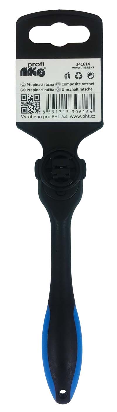 MAGG Profi - Composite ratchet 1/4" with ejector, 72 positions