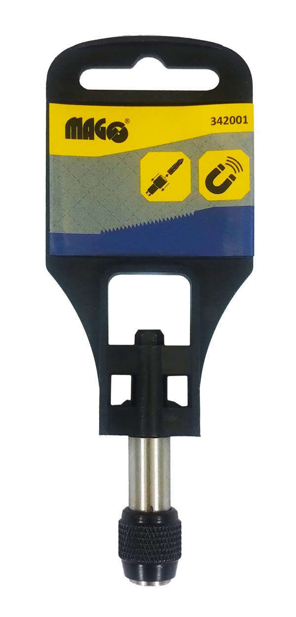 Quick release magnetic bit holder