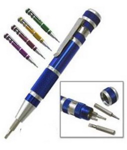 9 in 1 screwdriver with magnetic tip