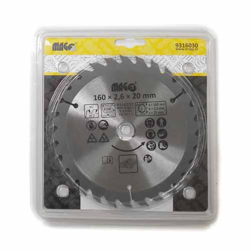 Circular - saw blade 160x2,6x20 / 30 - sloping