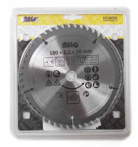 Circular - saw blade 180x2,5x20 / 50 - sloping