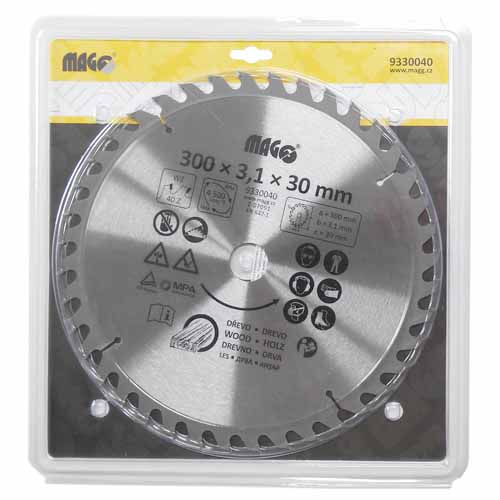 Circular - saw blade 300x3,1x30 / 40 - sloping 