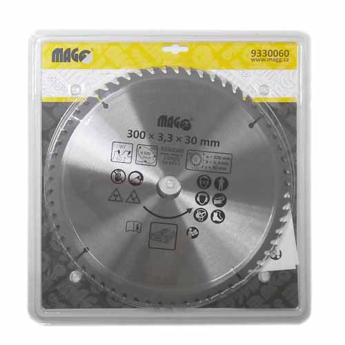 Circular - saw blade 300x3,3x30 / 60 - sloping