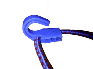 Elastic luggage cord with adjustable hook 1,2m