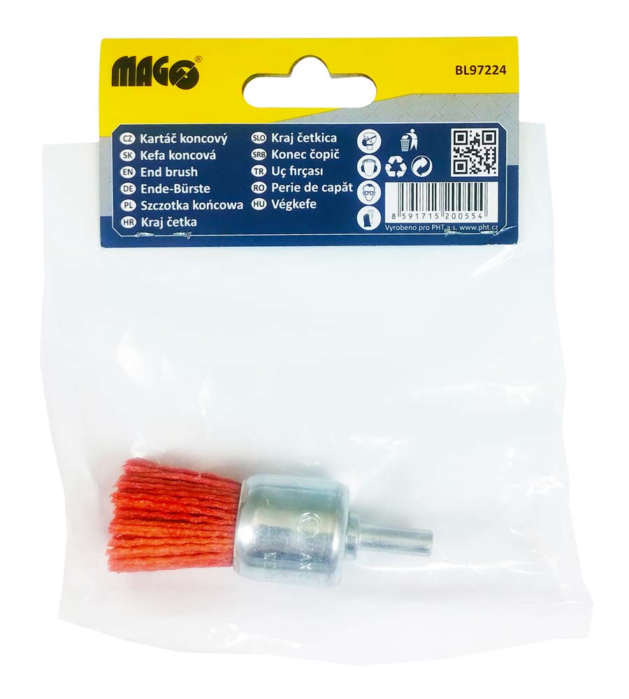 End brush 24, nylon, shank