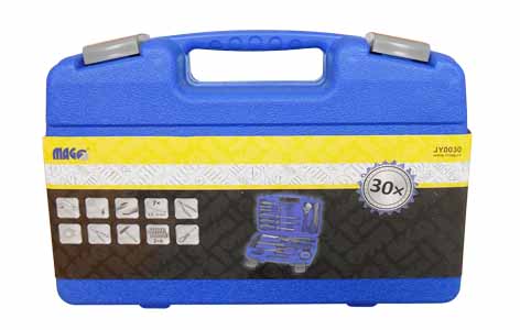 30 pcs tool set,blue case