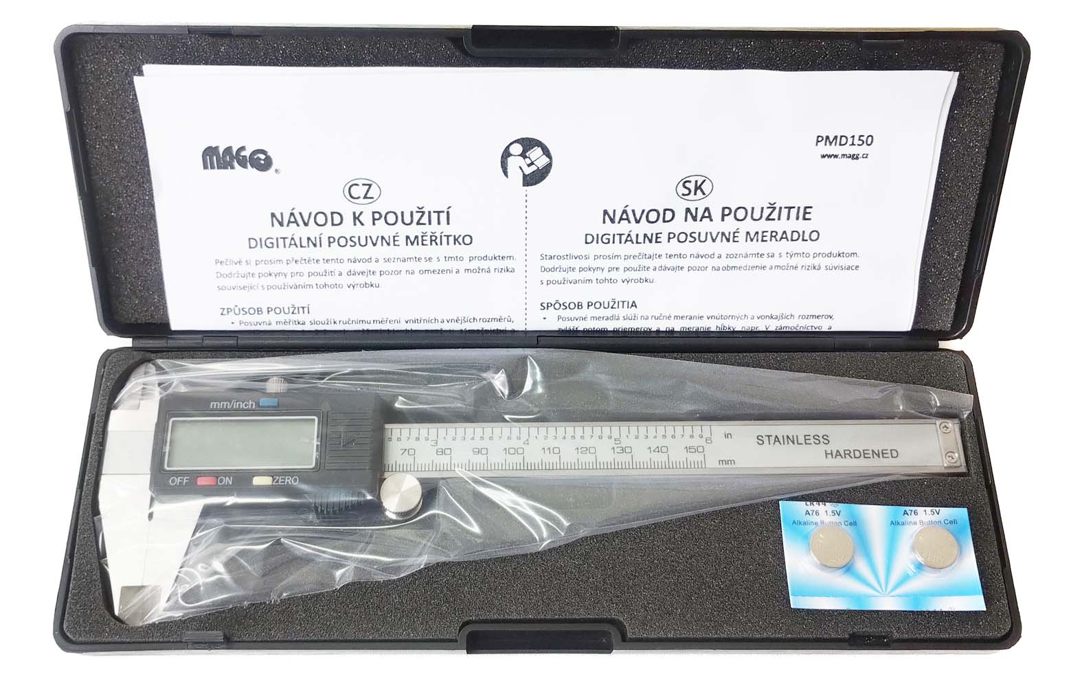 Digital Caliper 150mm - plastic case