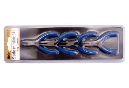 MAGG SM004 Sada minikleští 4 ks na jemnou mechaniku - 75 mm