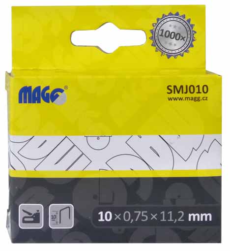 Series staples 1000 pcs 10 x 0,75 x 11,2mm