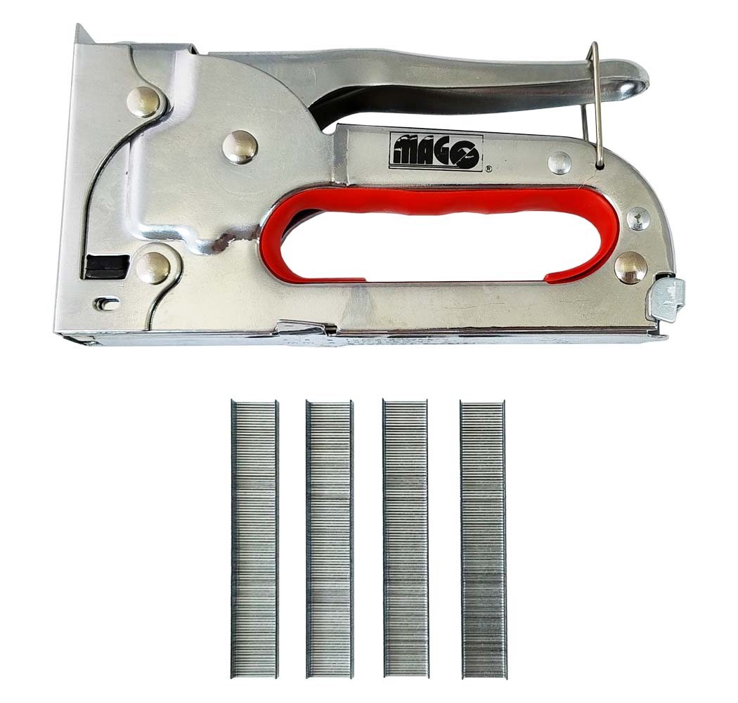 Iron staple gun set, 48mm 500nails
