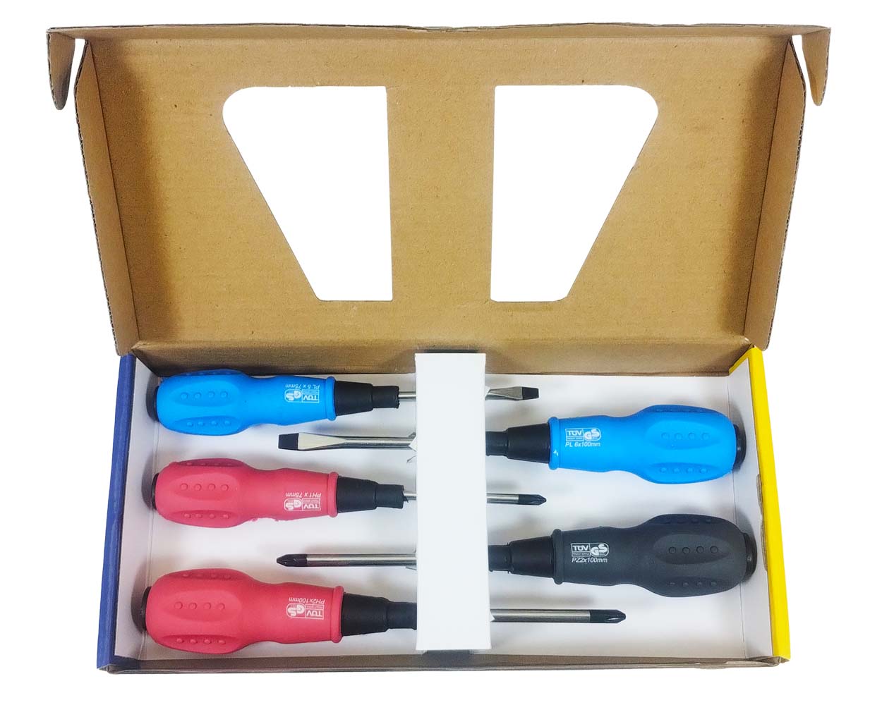 5 pcs set of screwdrivers  (2xPL,2xPH,1xPZ)