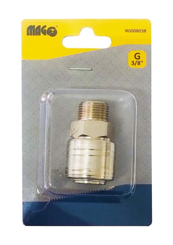 Male quick connector 3/8"