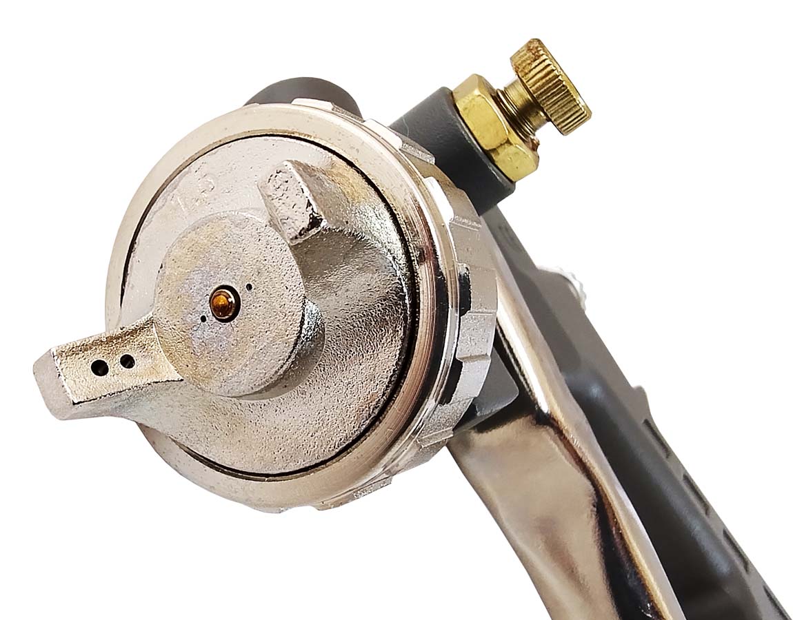 Spray-gun, nozzle 1,5mm, top plastic container