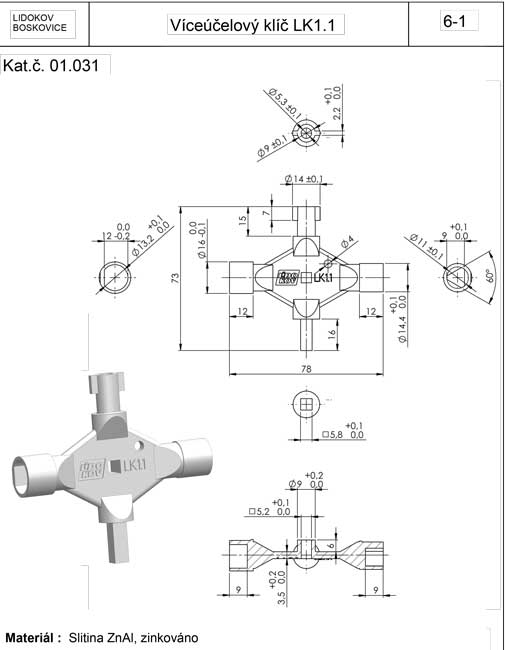 LIDOKOV - Multifunctional Key LK1.1