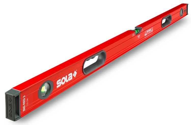 SOLA BIG RED 3 120 profilová vodováha 120cm