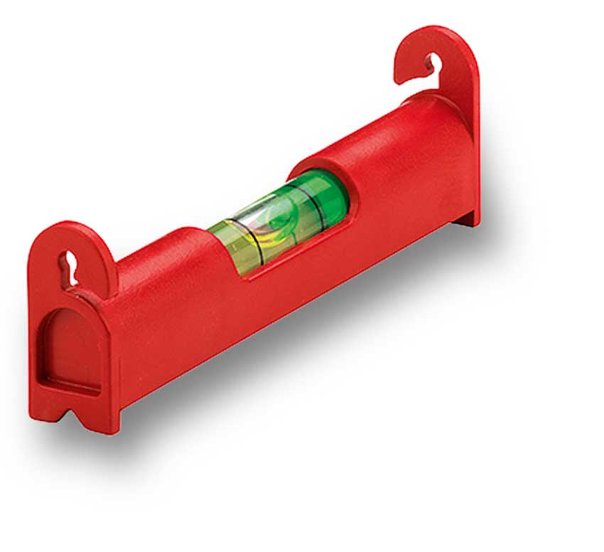 SOLA UZ 8 závěsná plastová vodováha 8cm