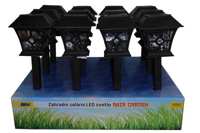 Solar garden light ASIA GARDEN